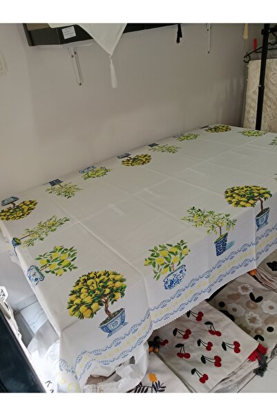 Elisam Stain Resistant, Hassle Free (Lemon Tree Patterned)