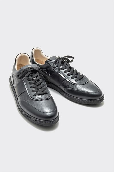 Elle Shoes Black Leather Men's Casual Shoes