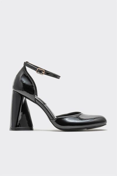 Elle Shoes Black Women's Heeled Shoes