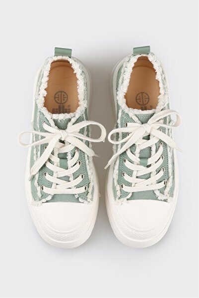 Elle Shoes Green Women's Sneakers