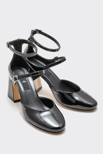 Elle Shoes Black Women's Heeled Shoes