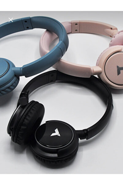 Syrox S16 Kablosuz Bluetooth Kulak Üstü Kulaklık Pembe