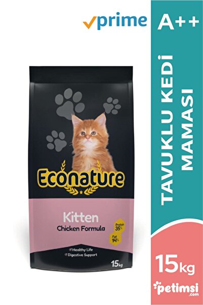 Econature Tavuklu Yavru Kedi Maması 15 Kg