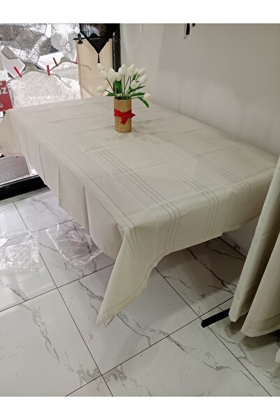 Home Worry-Free Stain-Proof Table Cloth (Cream)