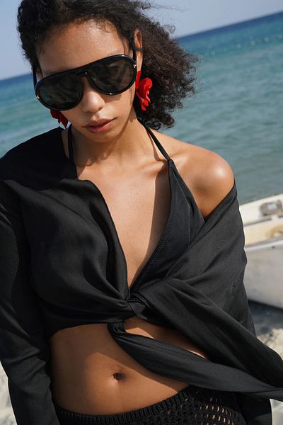 Secret Passion Lingerie Nou sezon de vară îmbrăcăminte de plajă ajurata pentru femei mini fustă din plasă 24s02073