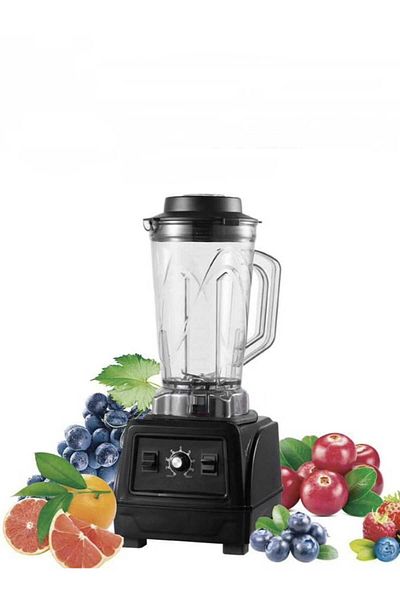 Generic Heavy Duty 4l Commercial Blender – 2200w Smoothie Maker With Steel Blades & Copper Motor