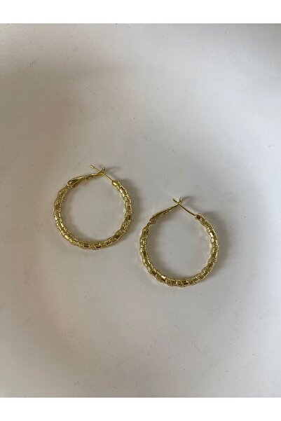 xUPING Burgu Simli Halka Gold Küpe