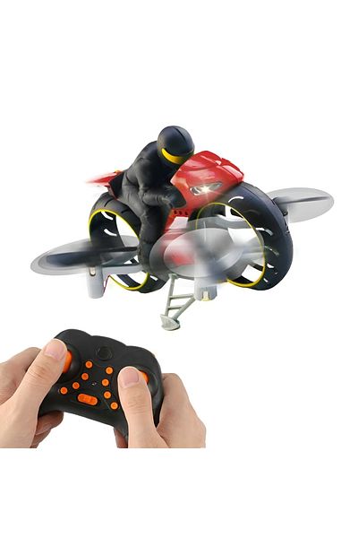Generic Remote Control Motorcycle Toy – 2.4ghz Rc Stunt Bike With Lights, 360° Spin, Fly & Drift Mode