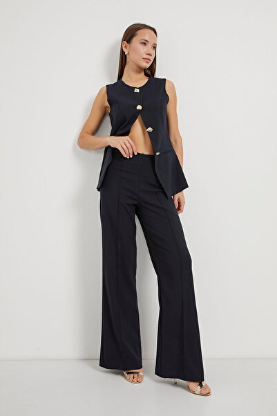 Arma Life Жіночі штани з блискавкою з боків і прикрашеними каймами