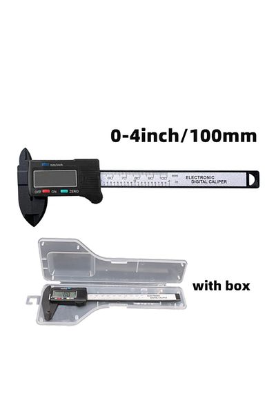 Choice 0-100mm Amr 150mm 100mm Electronic Digital Caliper Carbon Fiber Dial Vernier Caliper Gauge Micromete