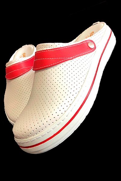 ÇİZGİ MEDİKAL White Classic Women's Sabo Slippers Orthopedic Doctor Nurse Hospital Slippers