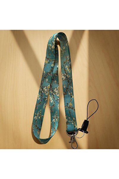 StormiStoretr Van Gogh Badem Ağacı Boyun Ipi Ve Telefon Askısı