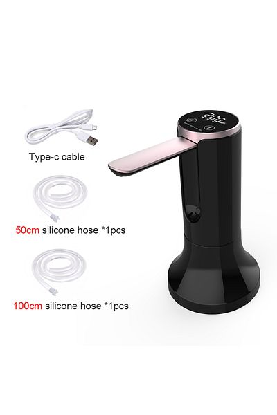 Choice Black and base Electric Water Gallon Bottle Pump Foldable Automatic Water Dispenser 19 Liters Bottle