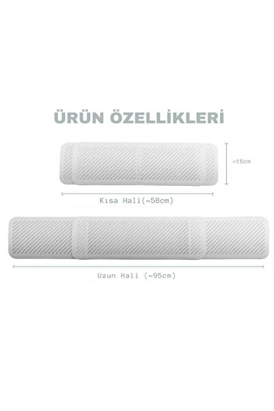YENİTECH YeniTech-Ayarlanabilir Klima Hava Yönlendirme Aparatı Hava Çarpmaması İçin Klima Aparatı siperi