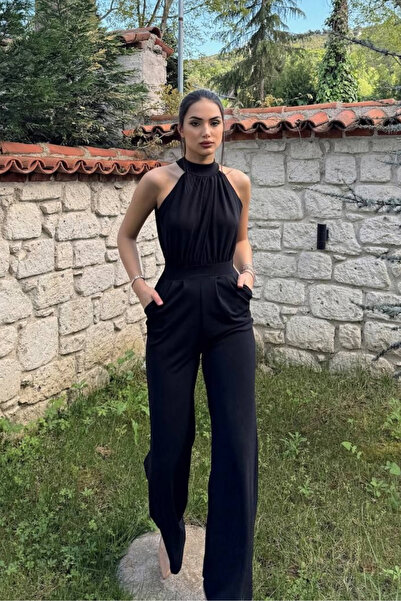 Sindimoda Dik Yaka  Cep Detay Tulum