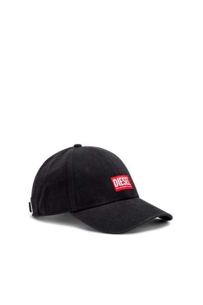 Diesel Erkek Logo Detaylı Siyah Şapka