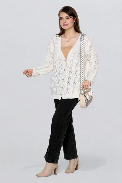 Fox Life Kids Women's Long Glitter Knitted Cardigan Flt1006