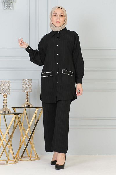 Herita Elbisecebi Stone Detailed Suit