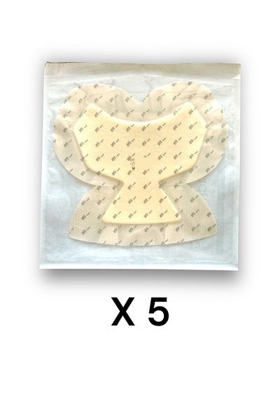 Lohmann & Rauscher Suprasorb P Sensitive 5-Layer Silicone Foam Wound Cover for Heel 23.5 X 25 cm - 5 Pieces