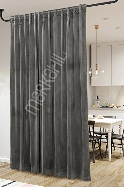 markahil home textile Markahil Antrasit Termal %100 Işık Geçirmez Blackout Ex...