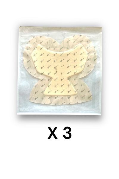 Lohmann & Rauscher Suprasorb P Sensitive 5-Layer Silicone Foam Wound Cover for Heel 23.5 X 25 cm - 3 Pieces