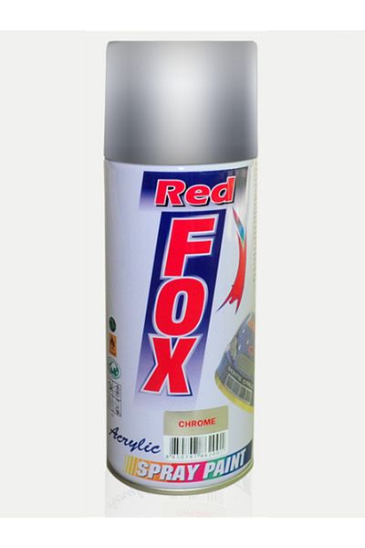 Fox Set of 3 Color Fox Premium Acrylic Car Spray Paint - White, Black & Silver