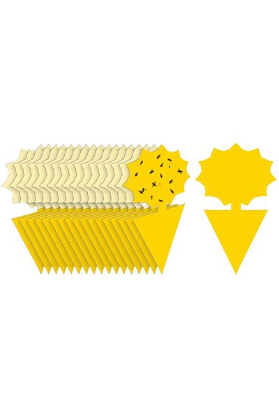Choice Blue 20pcs Insect Traps Protect The Plant Double Sided Gnat Traps Non-toxic And Odorless Sticky Boar