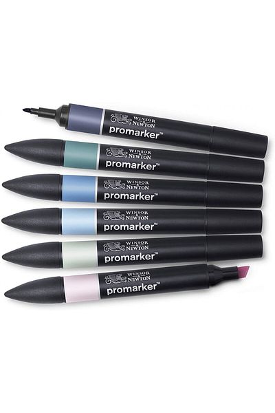 Winsor Newton Promarker 6-pack Sky Tones / 0290118