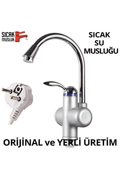 Sıcak Musluk سخان مياه كهربائي فوري، صنبور سخان مياه حراري مثبت على الحوض