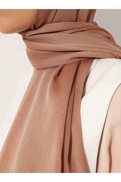 Tuva Copper Colored Double Layer Janjan Shawl - Canvas