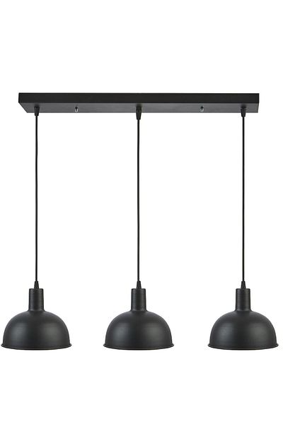 Modavize Marley Special Design - Black Color 3-Piece Pendant Chandelier - Modern Decorative Cafe-Kitchen Living Room Set