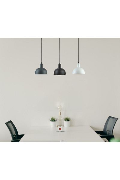 Modavize Marley Modern 3-Color Anthracite White Black Pendant Chandelier - Cafe-Kitchen Living Room Decorative