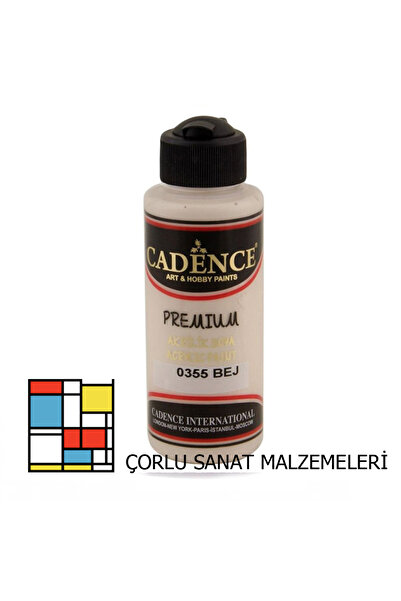 Cadence Premıum Akrilik Boya 0355 Bej 120ml