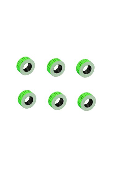 Tanex (12 * 21 mm) ETICHETĂ DE PREȚ VERDE CU DUCĂ (800 etichete într-o rolă) (6 role)