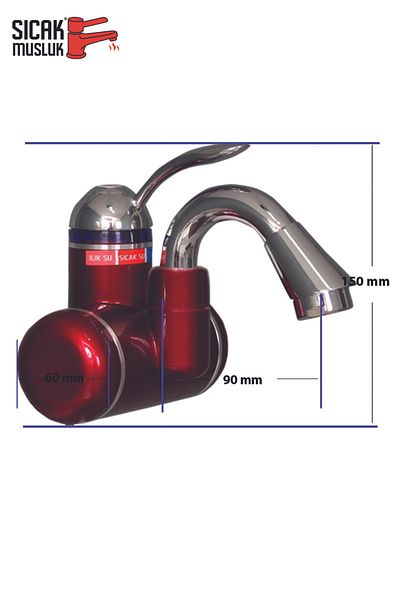 Sıcak Musluk Electric Thermal Water Heater - Water Heater, Faucet Wall Mounted, Dsg-5k