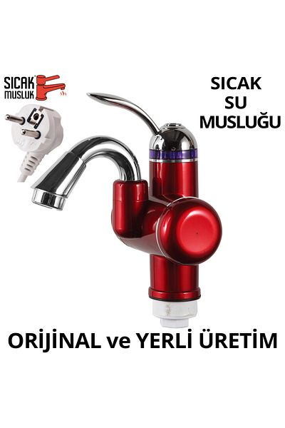 Sıcak Musluk Asg-3k Model Thermal Water Heater - Electric Water Heater, Faucet Mounted on the Sink