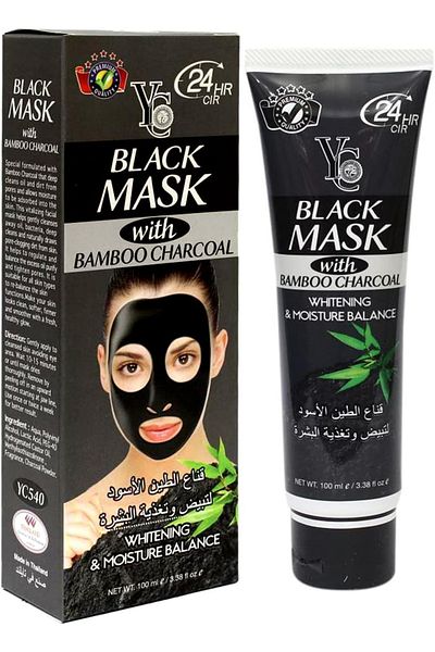 YC Black Mask With Bamboo Charcoal 100 ml – Deep Detox, Pore Refining & Oil Control Mask