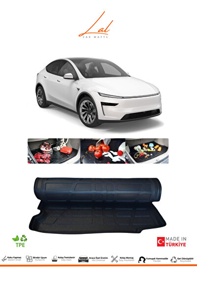 Lal Tesla Model Y Juniper 3d Bagaj Havuzu (2019 VE SONRASI UYUMLU)