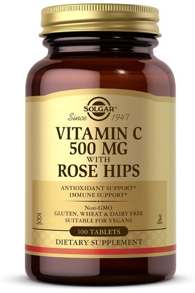 Solgar Solgar Vitamin C 500 Mg, With Rose Hips 100 Tablets