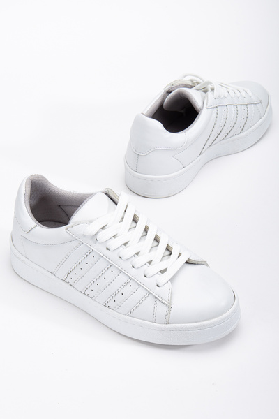 MY GROSS SHOES Жіночі білі ортопедичні щоденні кросівки зі шнурівками та гарантією