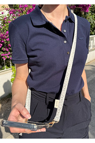 HOJA Store حزام هاتف شاين بيرلا لهاتف آيفون 14 برو ماكس - حافظة هاتف مع حزام