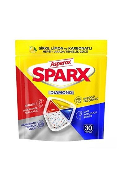 ASPEROX Sparx Bulaşık Makinesi Tableti 30'lu