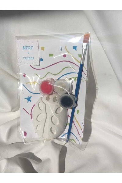 7nisan UĞUR BÖCEĞİ / boyayın seti, kendin yap, dıy, doğum günü hediyesi, tati...