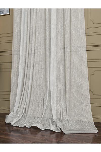 OnyxHome Bamboo Tulle Curtain - Ecru (Without Pilze)