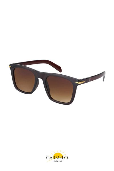 Carmelo Eyewear C01Ge004 Brown Men's Sunglasses