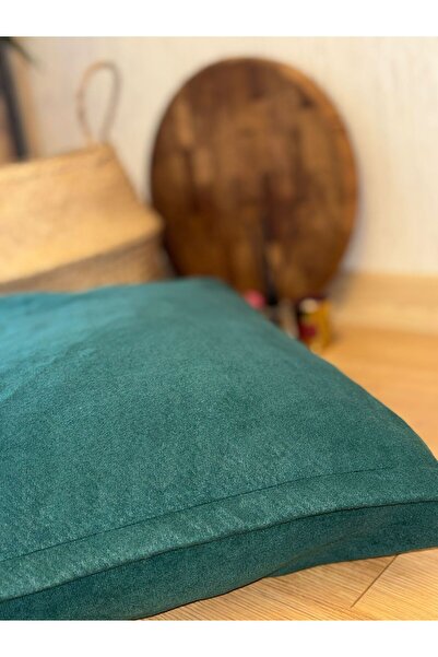 Kumru Çeyiz Husă de pernă de podea din catifea mată 70x70 (NUMAI HUSĂ)