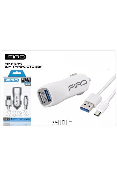 FIROOZEH 3.1A Type-C Araç Şarj Aleti