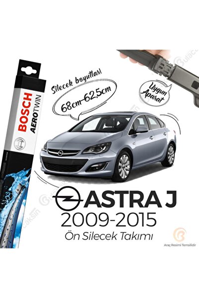 Bosch Aerotwin Muz Silecek Takımı Opel Astra J 2009-2015 ile uyumlu