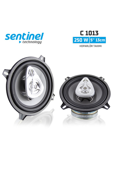 Sentinel Araç Hoparlörü 13CM 5inç 4 OHM 250 Watt 2 ADET