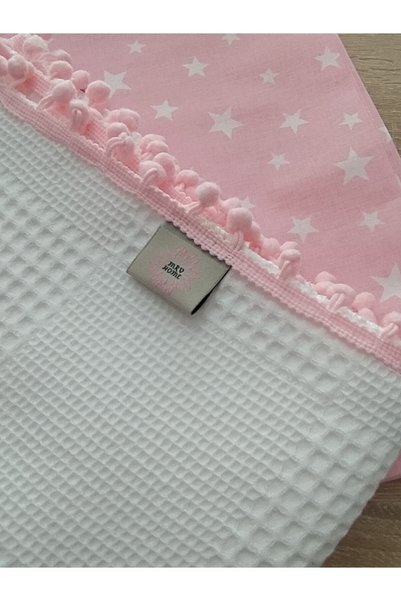 Mrvhome Baby Pique Set, Cotton Candy, Pink